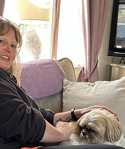 Ben having cuddles